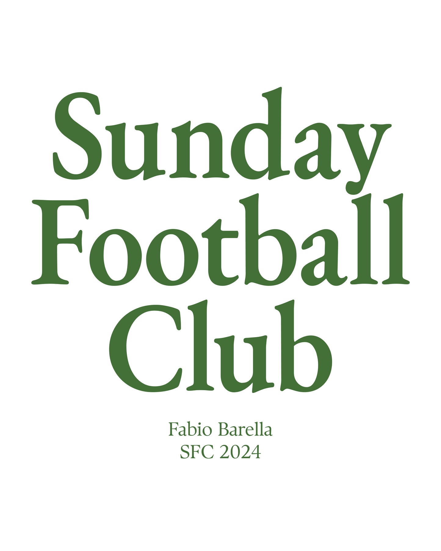 Camiseta Oversize - SUNDAY FOOTBALL CLUB