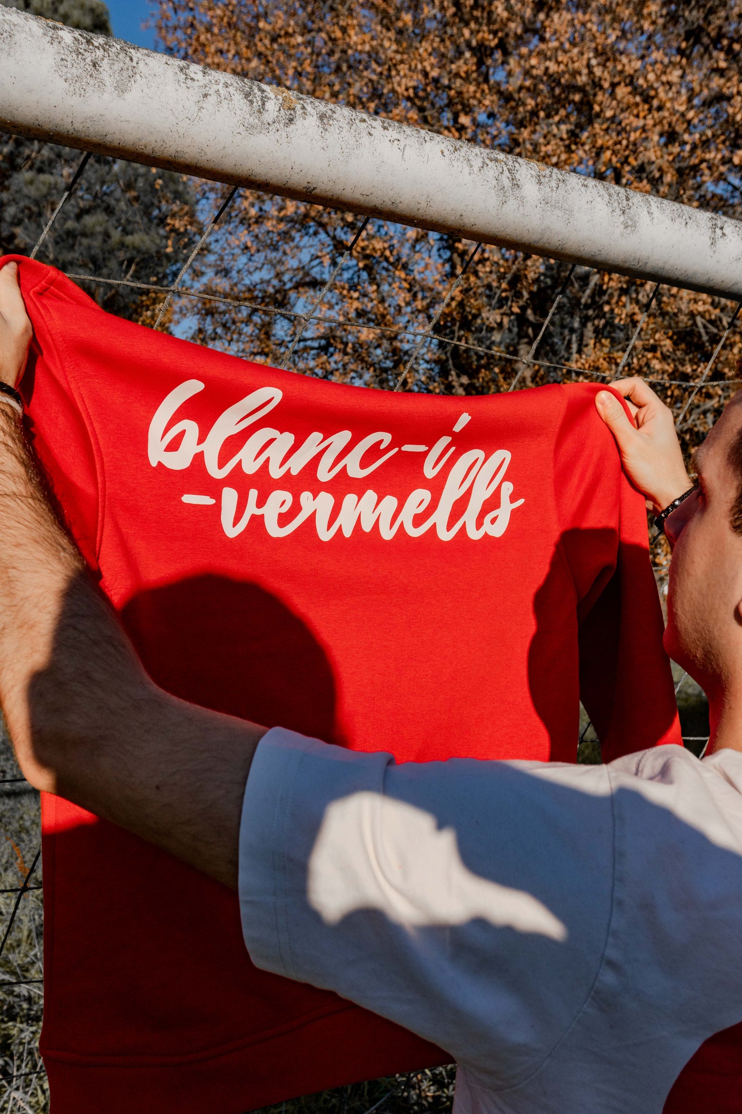 Dessuadora BLANC-I-VERMELLS ❤️🤍